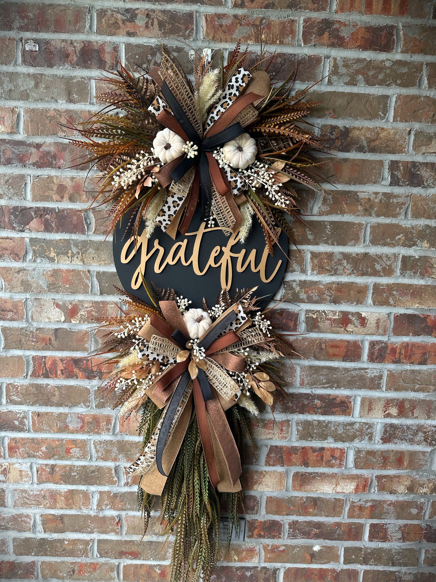 Rustic Luxe Grateful Wreath