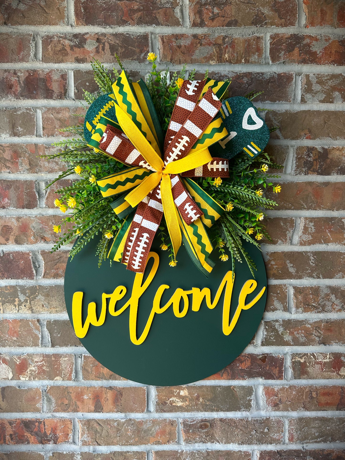 🏈 Green Bay Packers Welcome Door Hanger