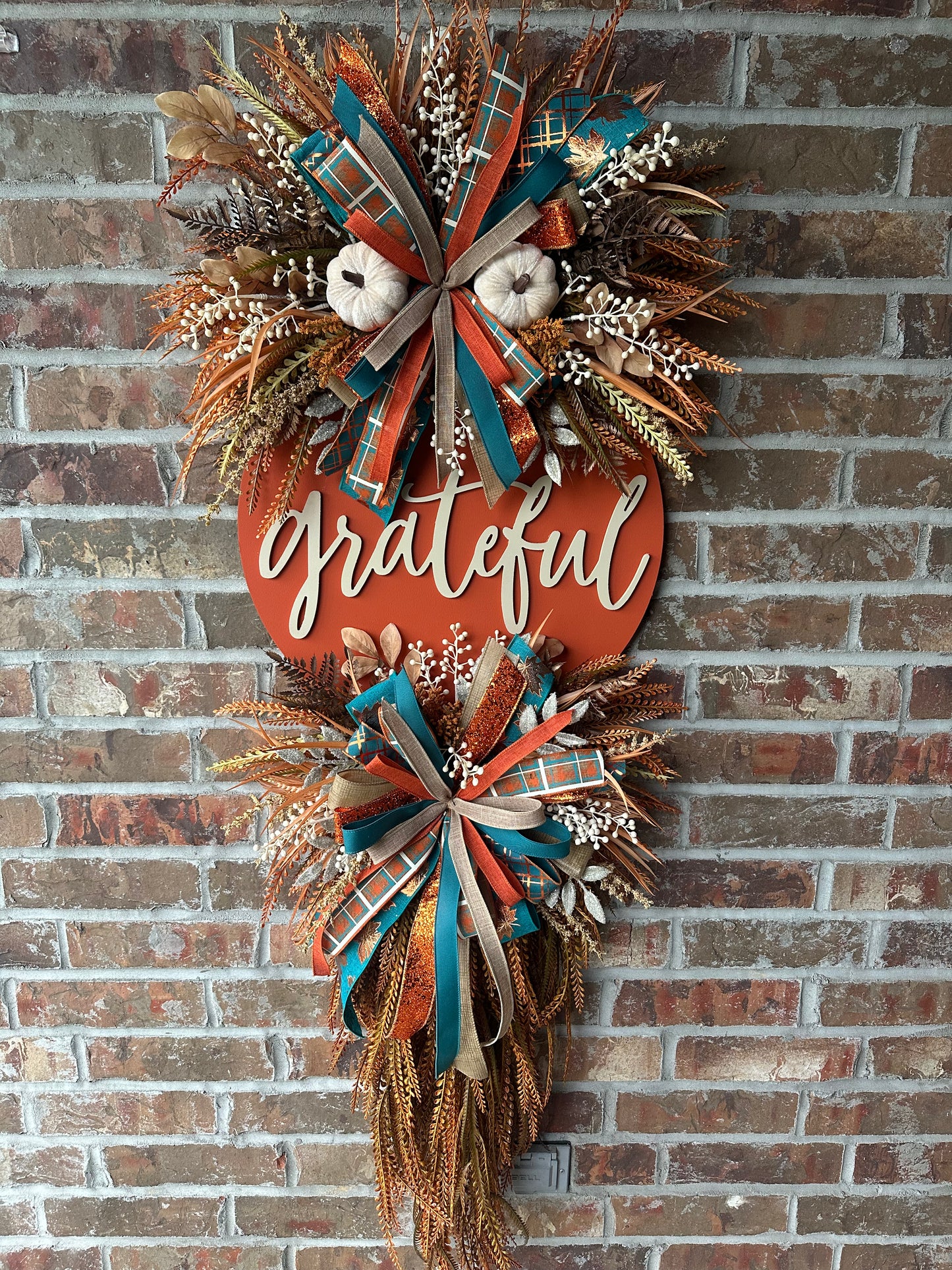 Pumpkin Spice & Gratitude Wreath