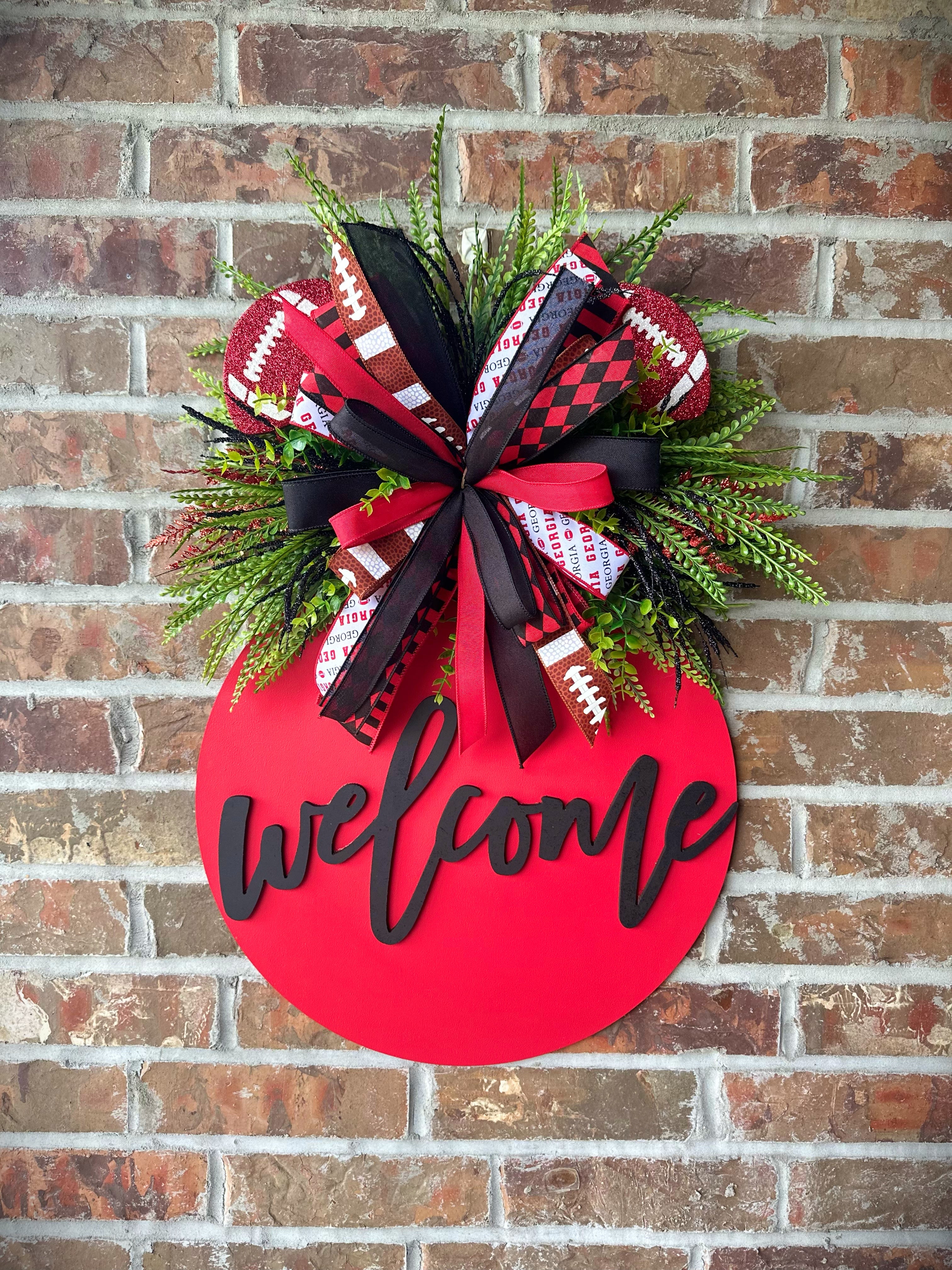 🏈 Georgia Bulldogs Fans Door Hanger