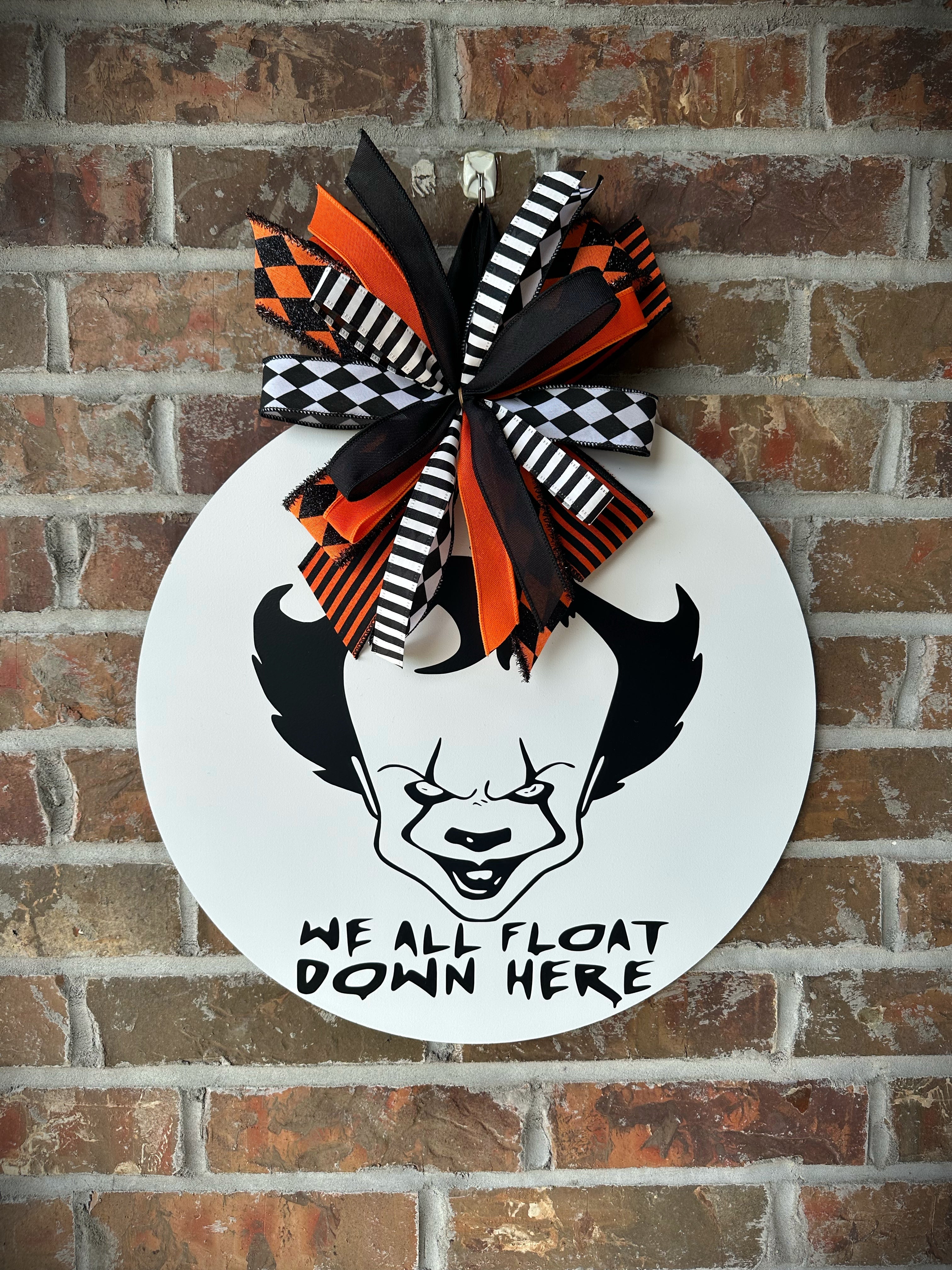 Creepy Pennywise Halloween Door Hanger