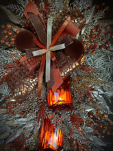 Load image into Gallery viewer, Copper Christmas wreath
