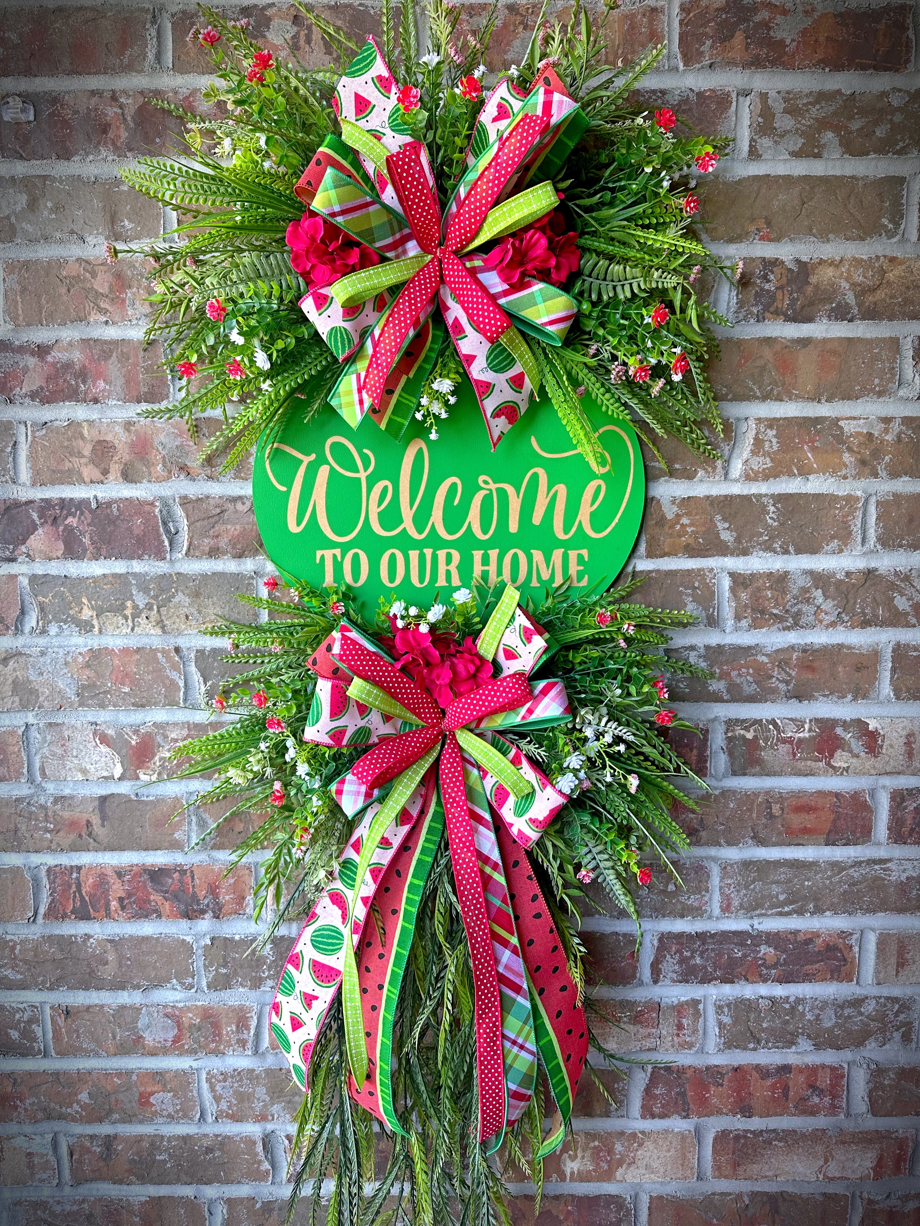 Watermelon Welcome Wreath
