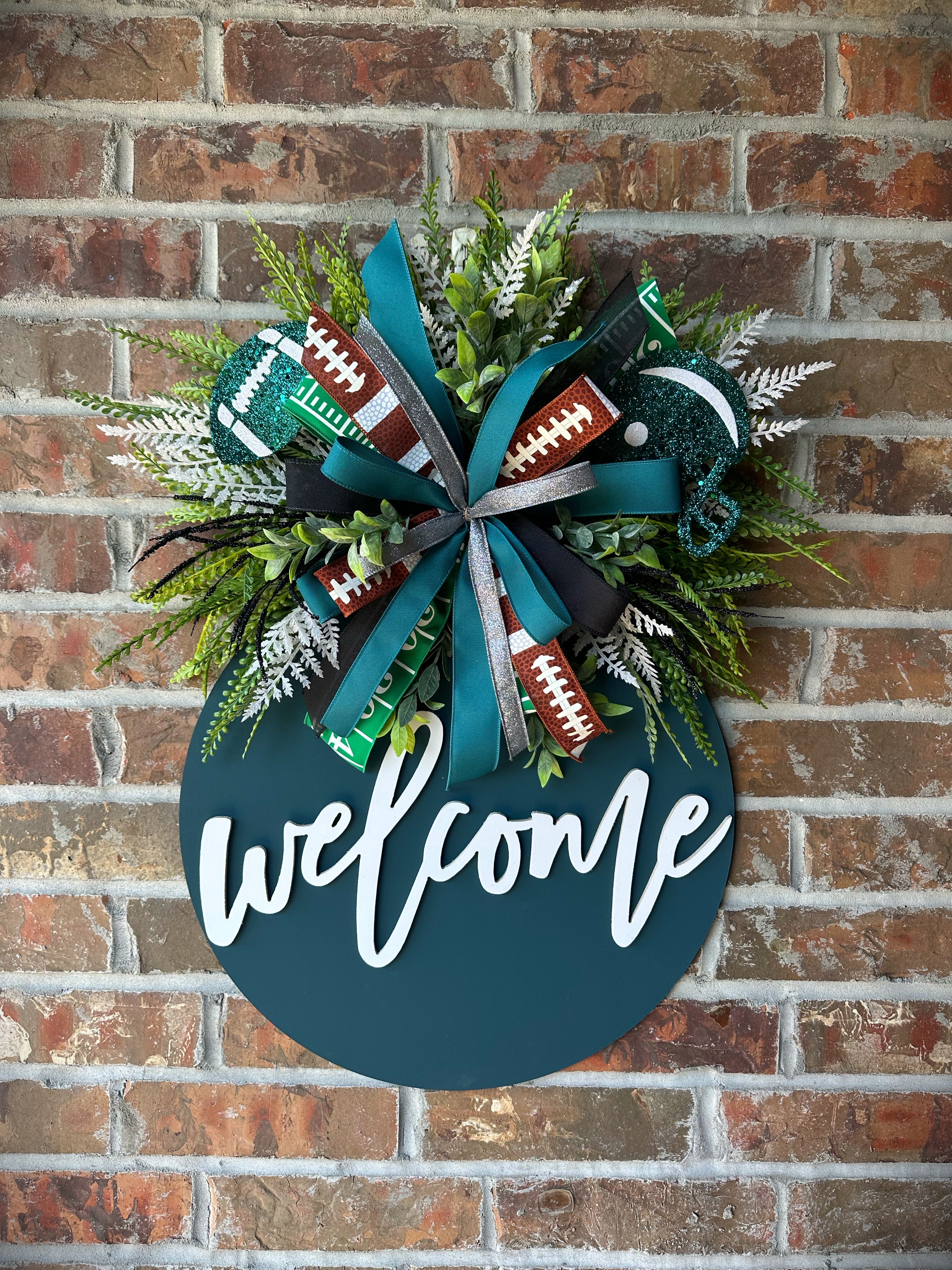 🏈 Philadelphia Eagles Welcome Door Hanger