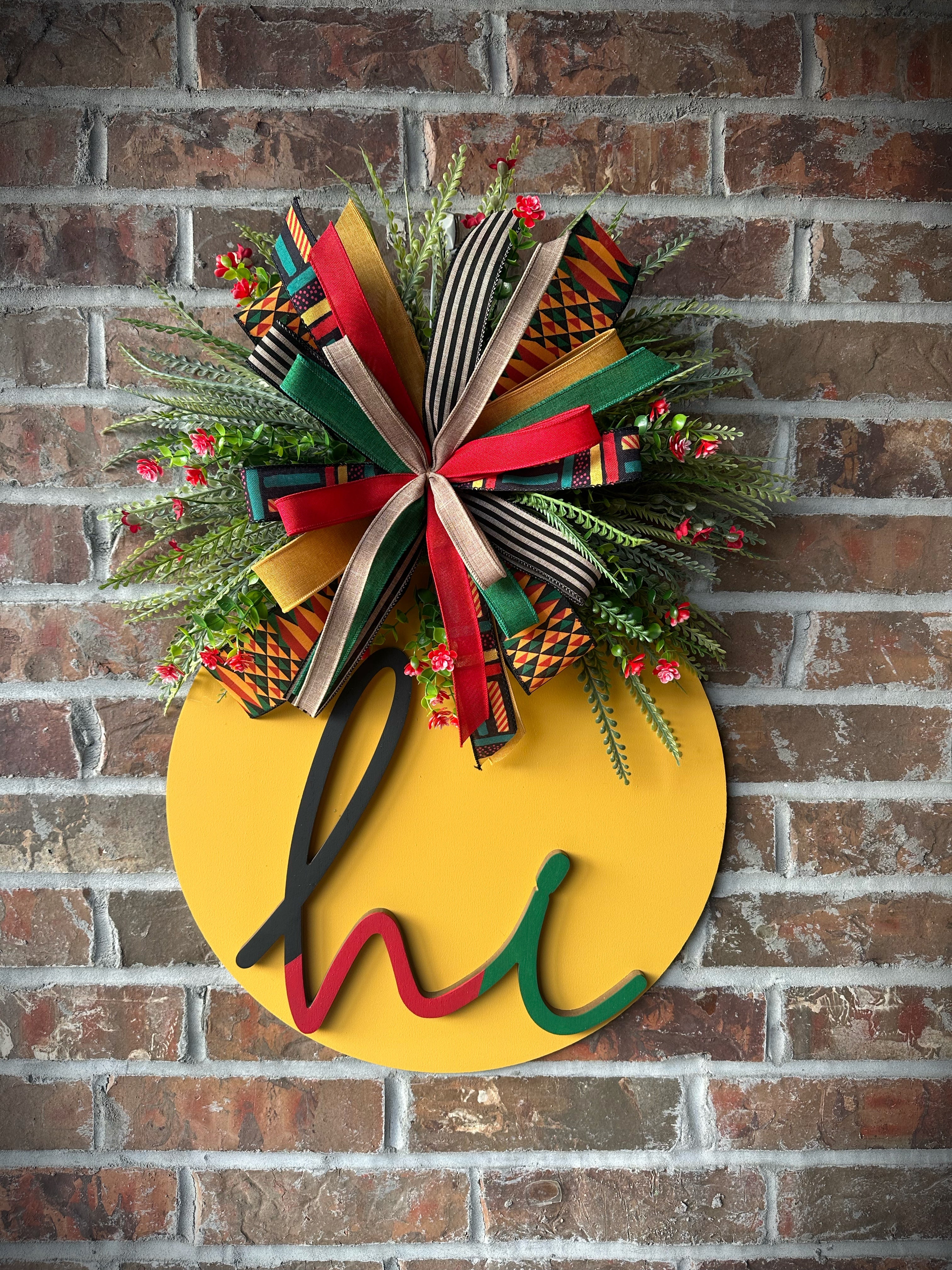 Bright BHM door hanger