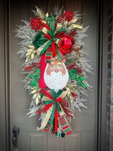 Load image into Gallery viewer, Mr. Claus wreath
