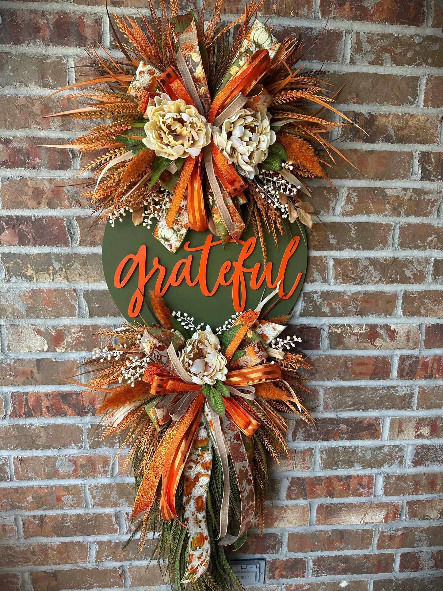 Autumn Bloom Grateful Wreath
