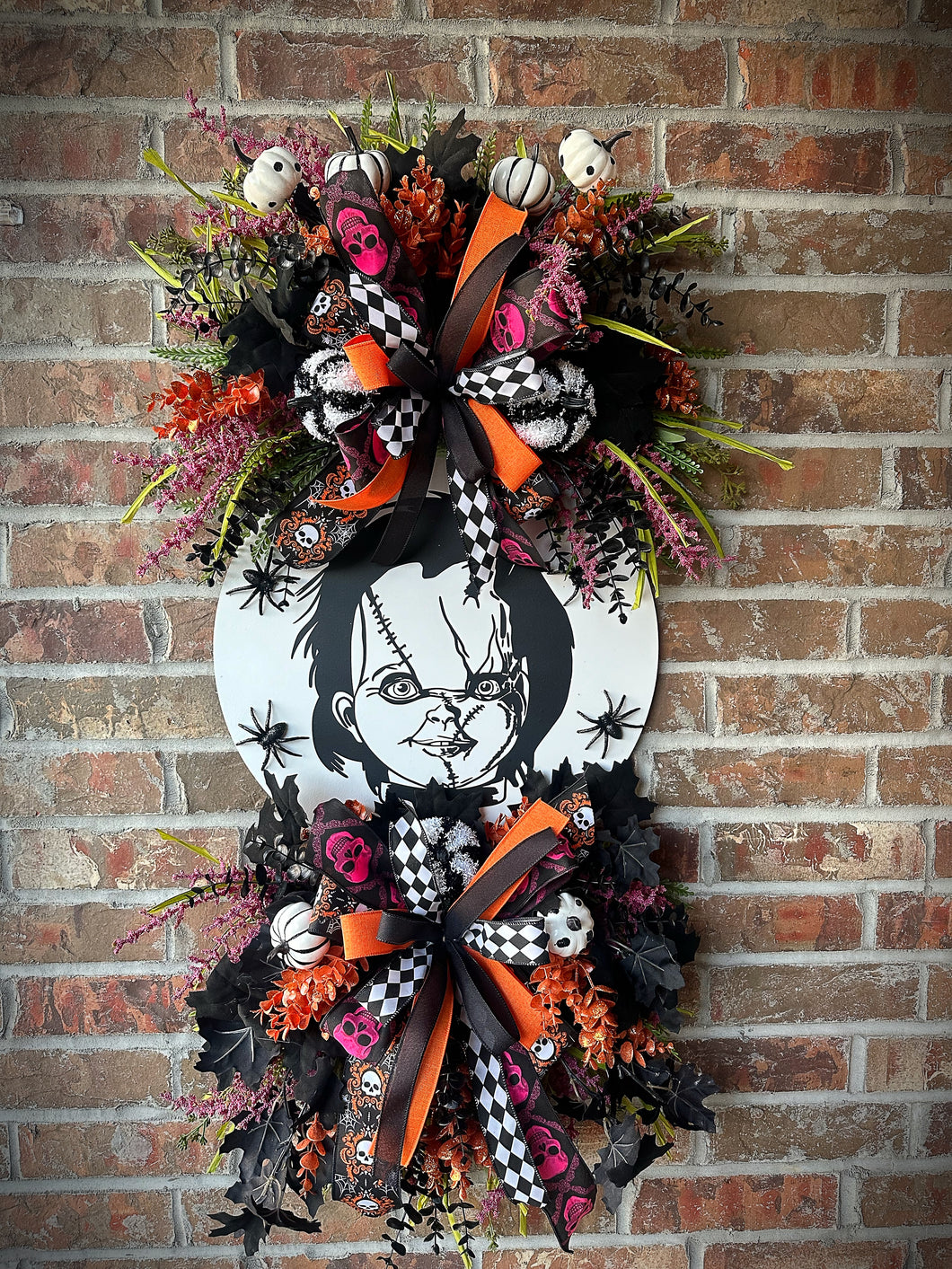 Halloween Chucky Wreath