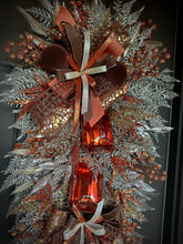 Load image into Gallery viewer, Copper Christmas wreath
