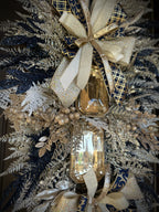 Navy Champagne Luxury Swag