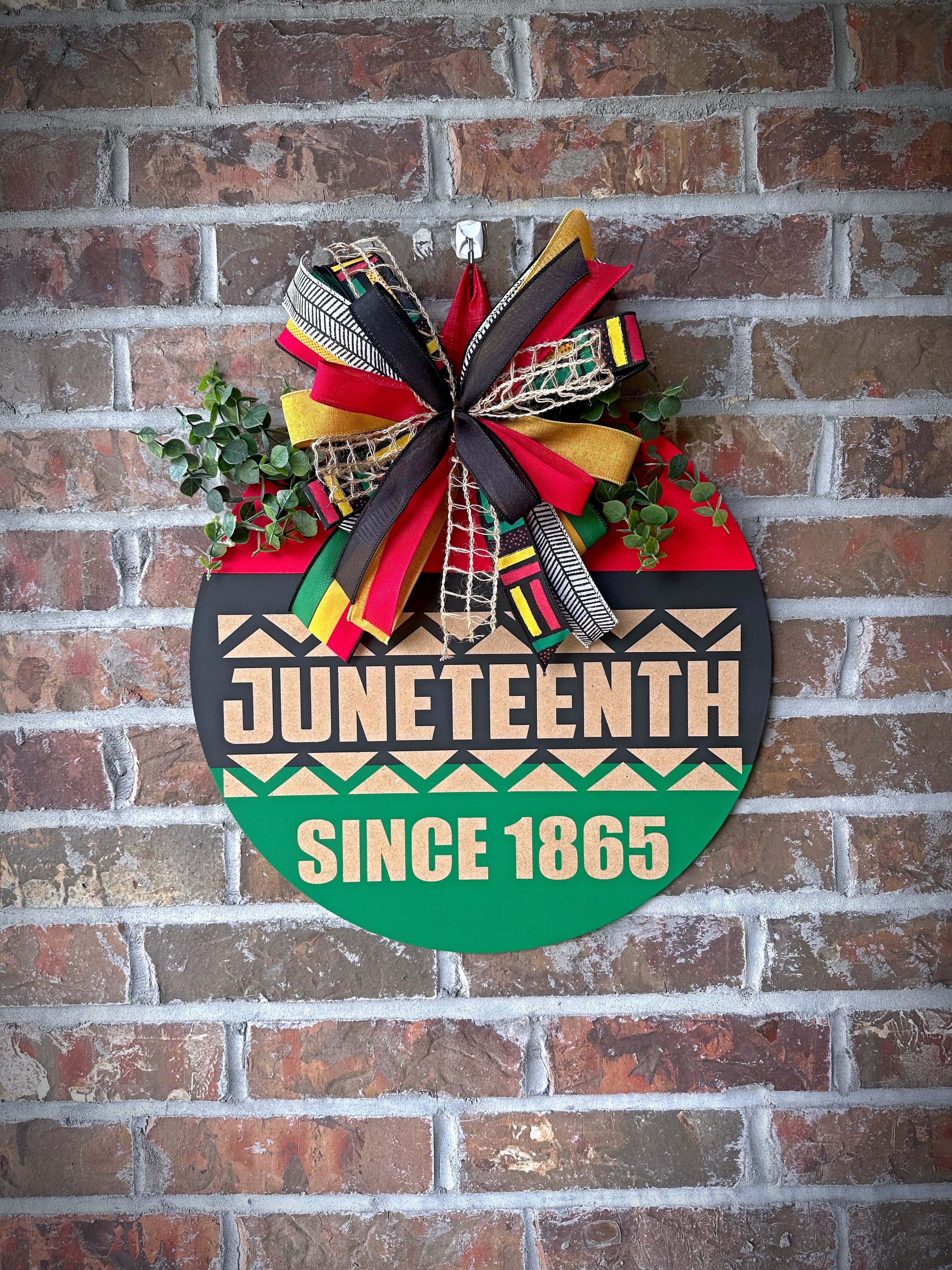 Juneteenth Door Hanger