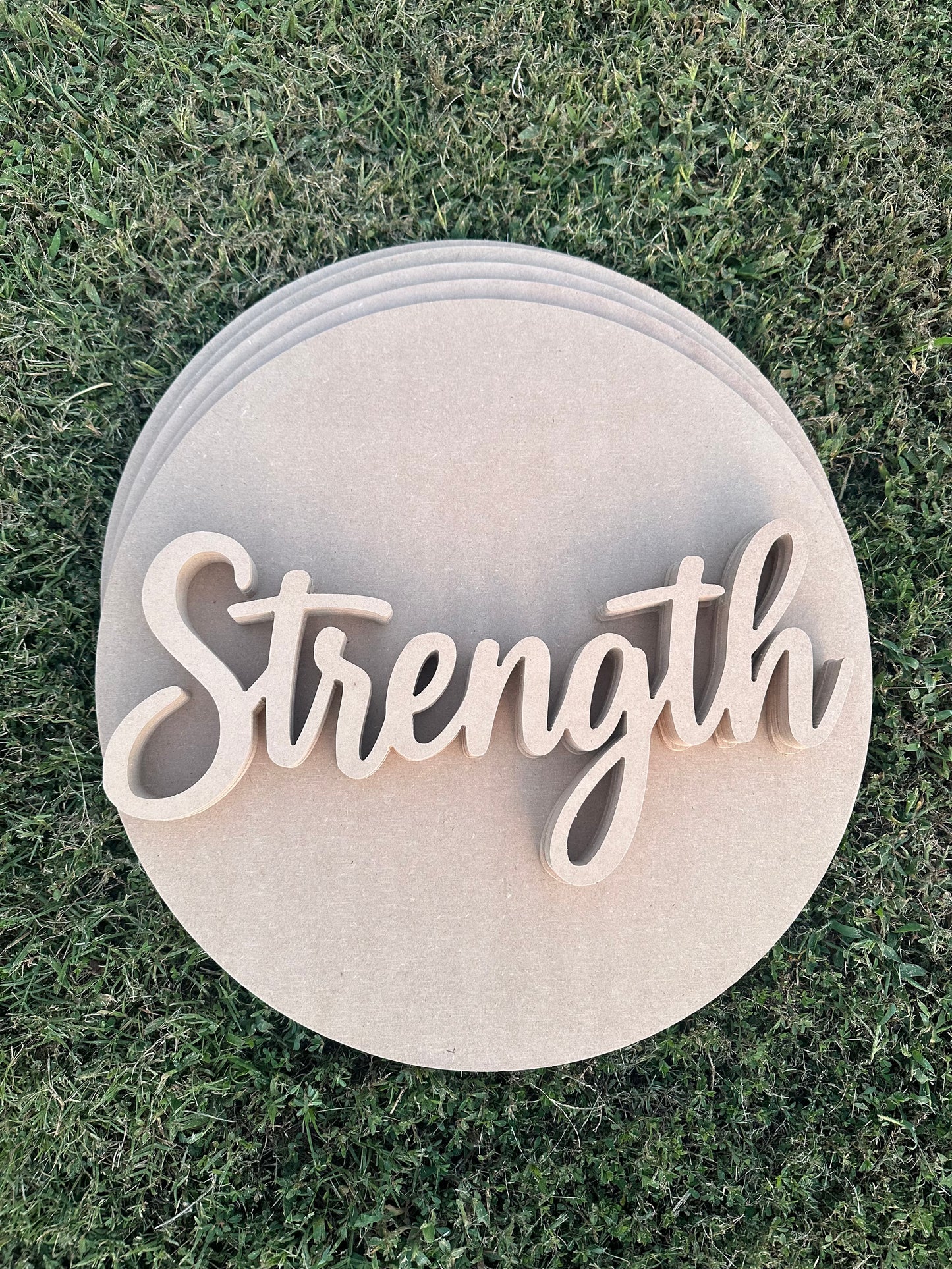 5 Circle and Strength Door Hanger DIY Sets