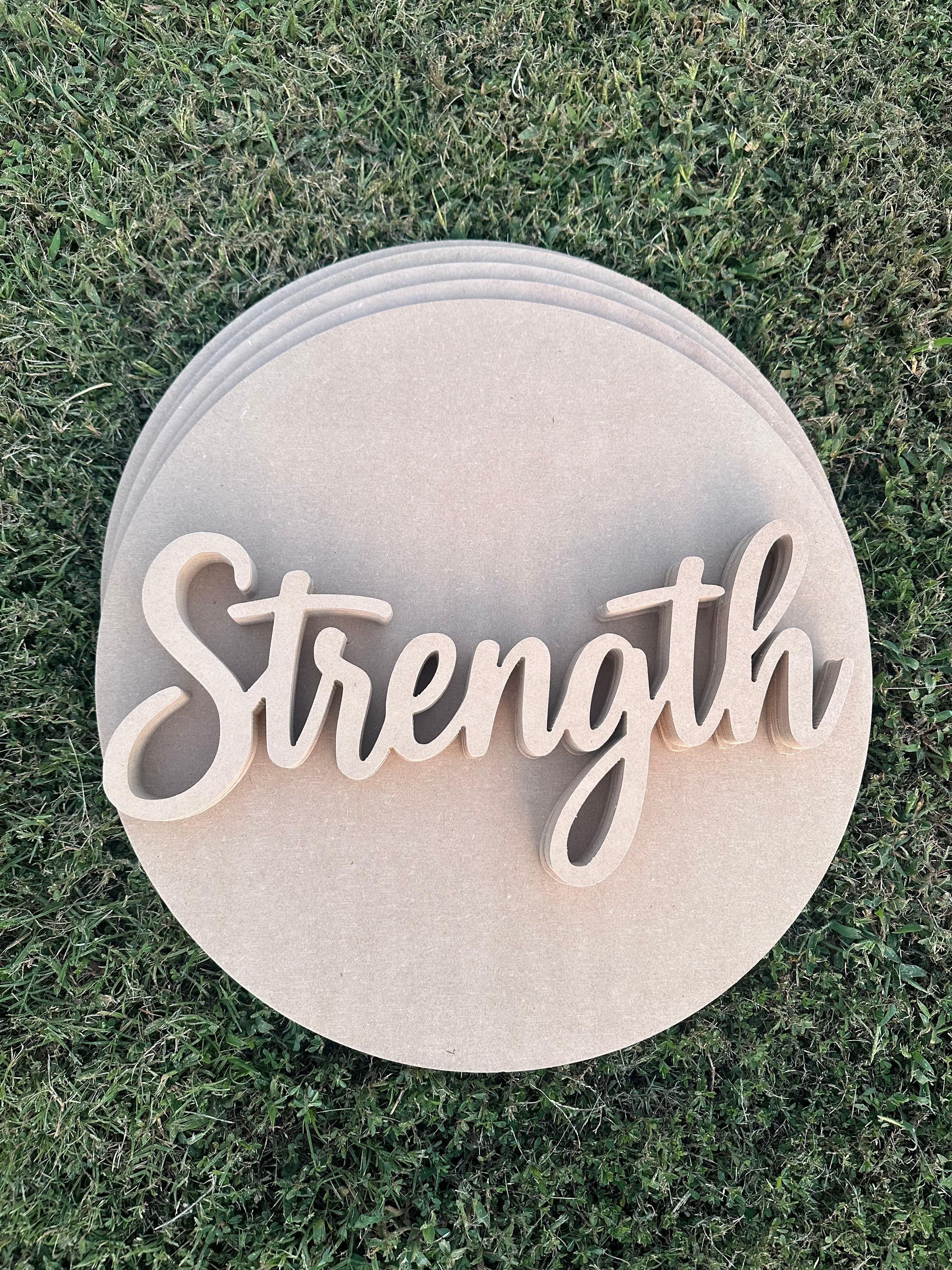 5 Circle and Strength Door Hanger DIY Sets