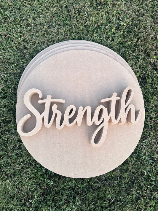 5 Circle and Strength Door Hanger DIY Sets