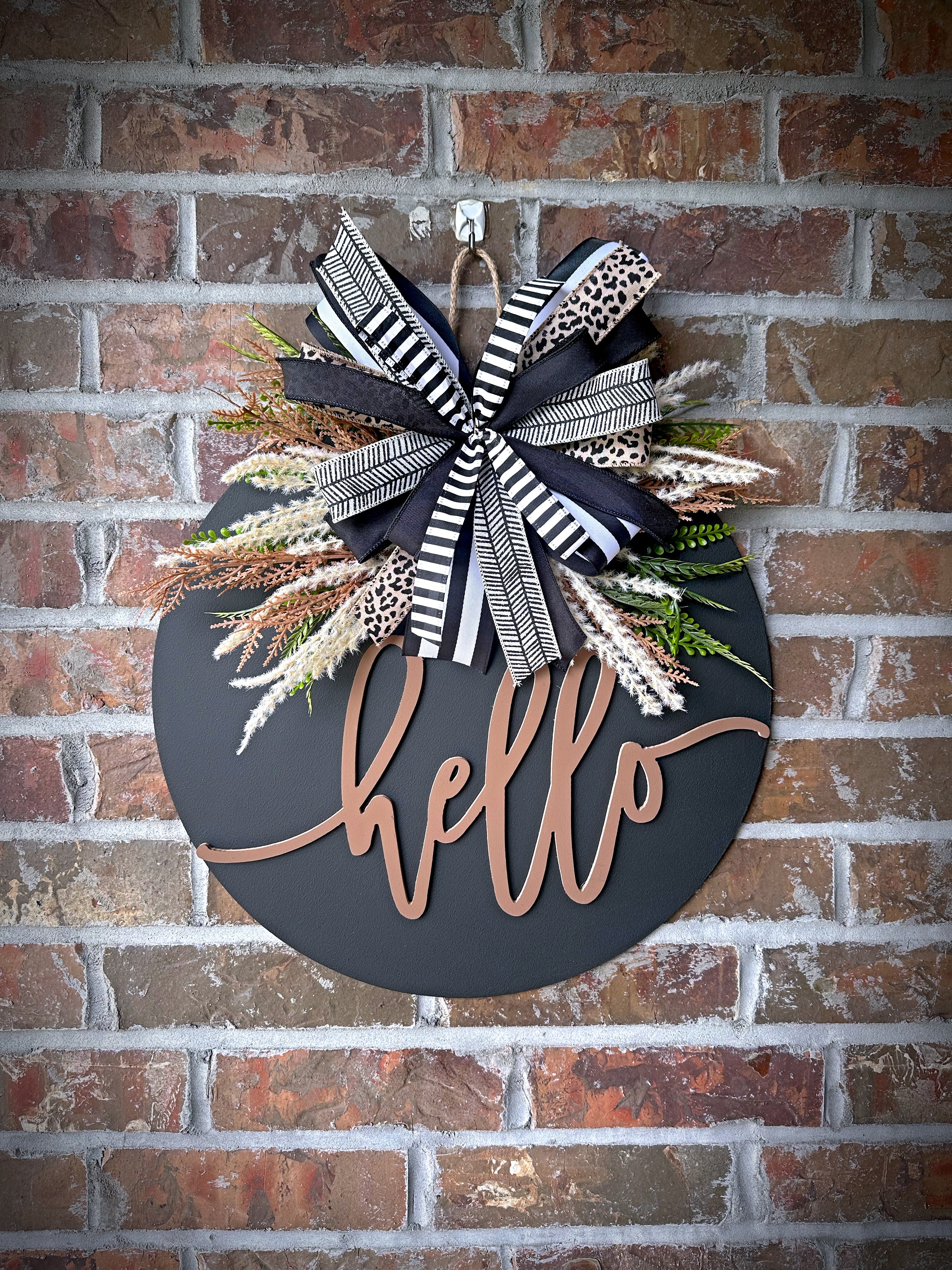 Wild Hello 3D door hanger
