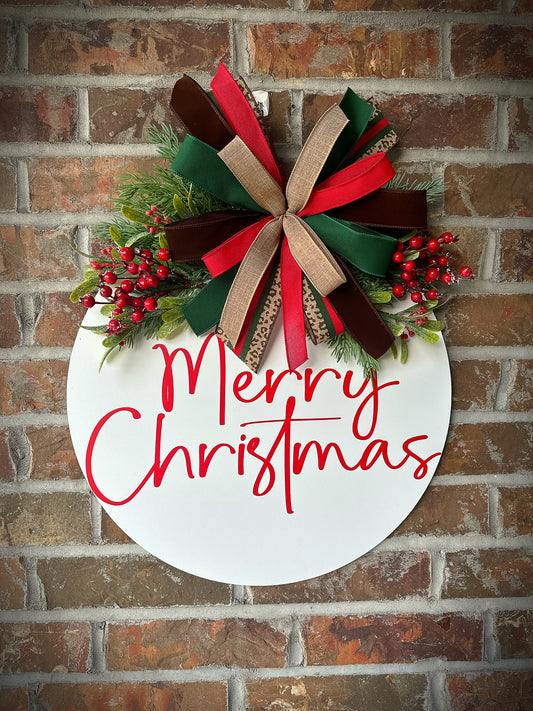 Merry Christmas Door Hanger