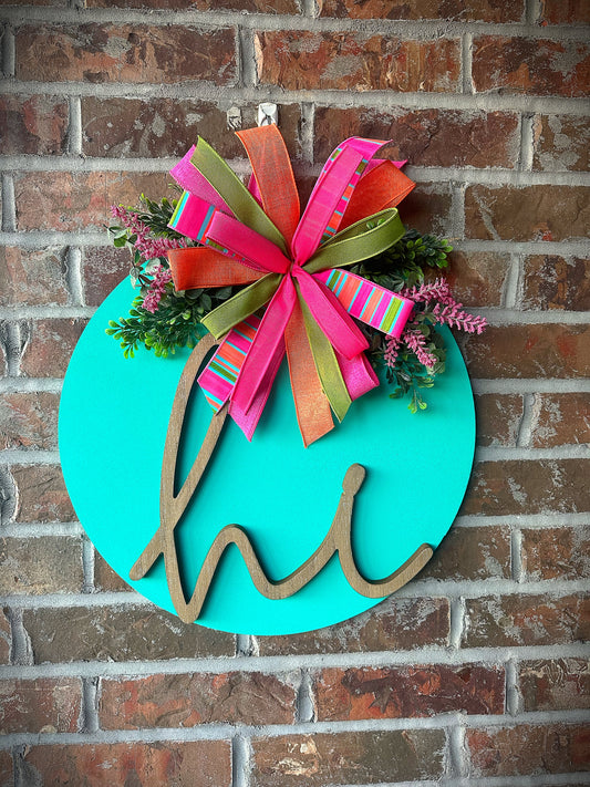 3D hi door hanger