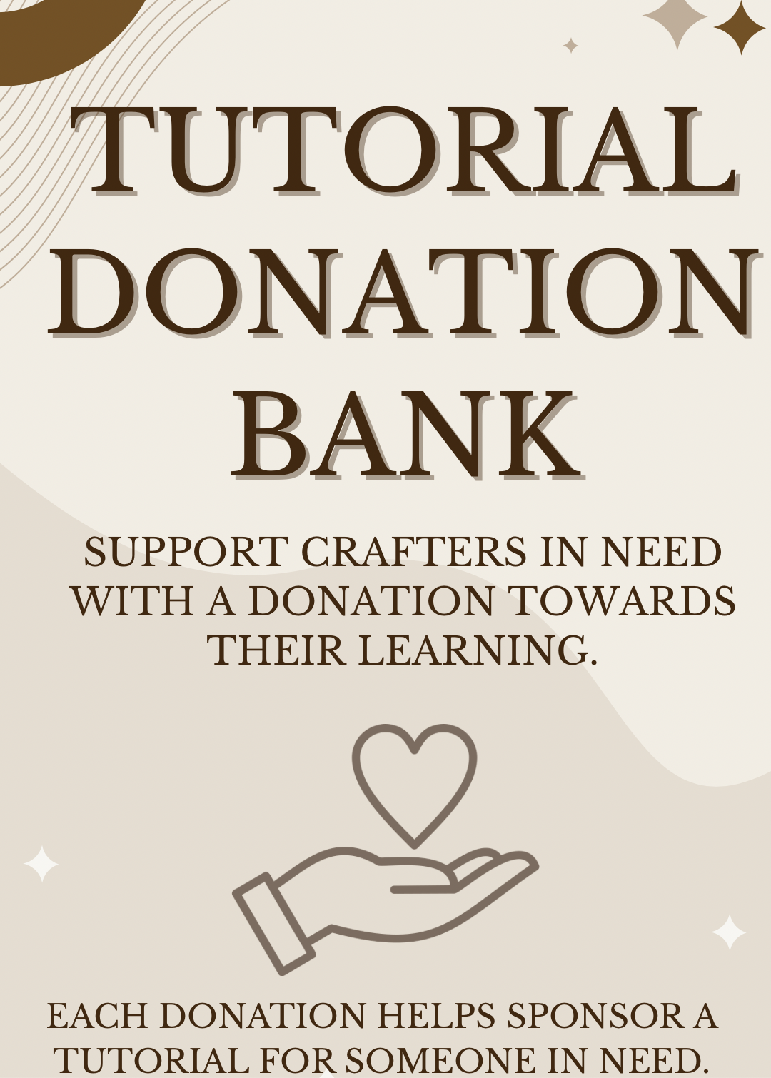 DONATE A TUTORIAL