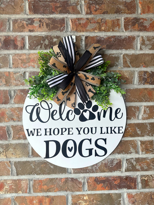 Dogs door hanger