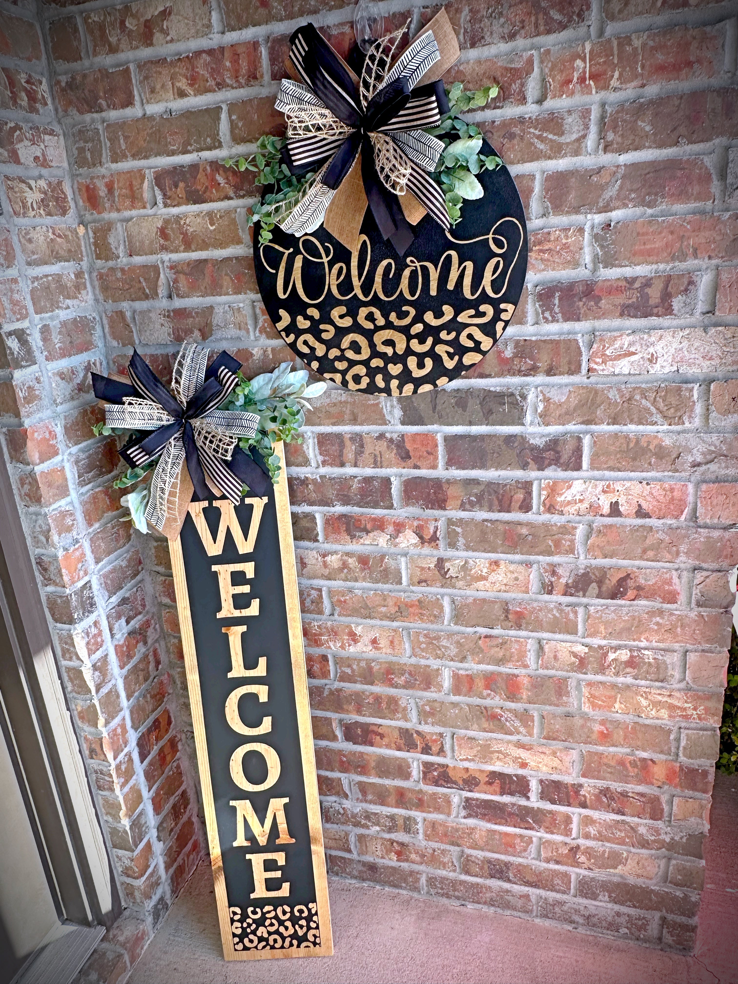 Black Welcome matching set