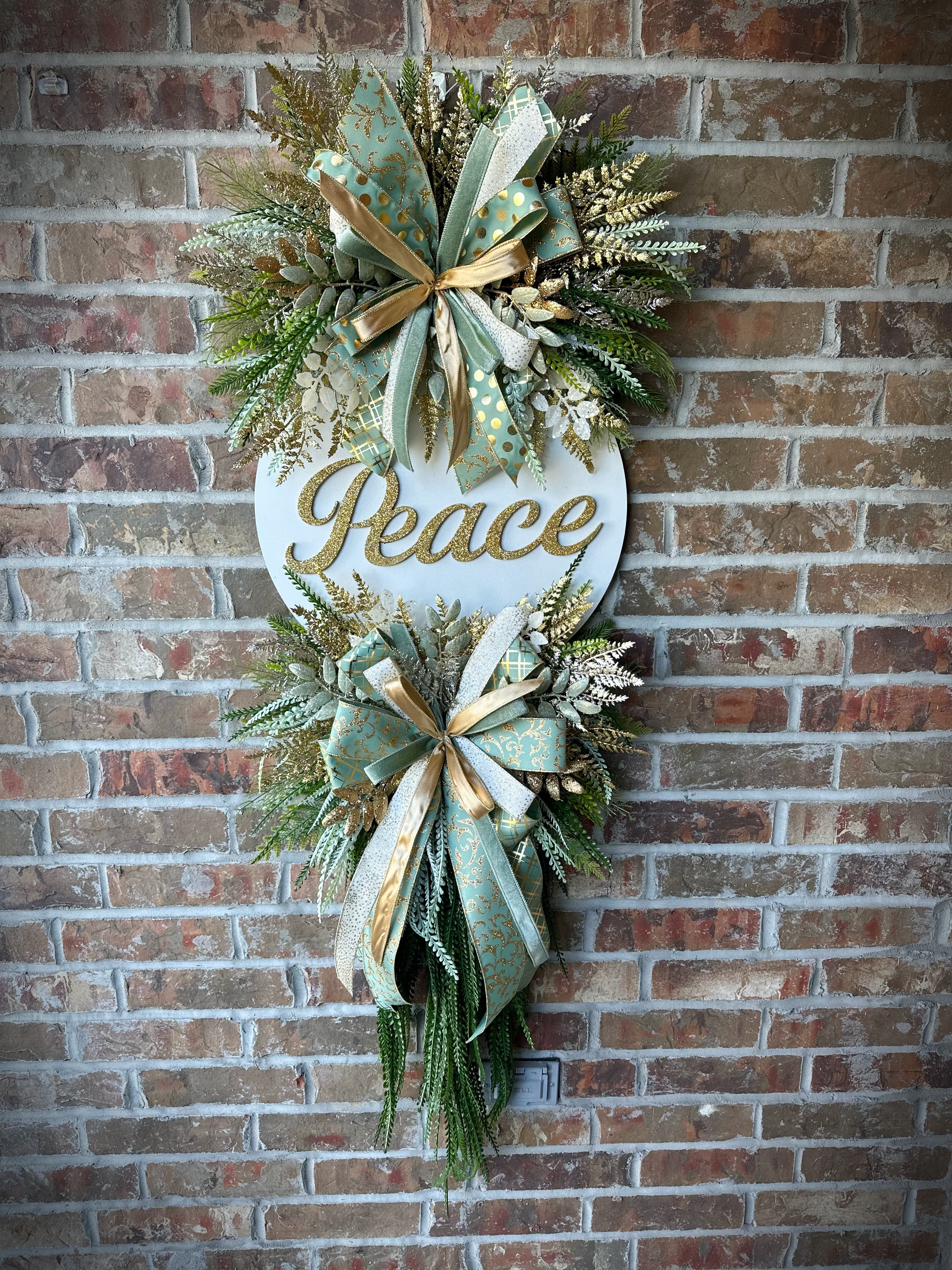 Peaceful Elegance Christmas Wreath
