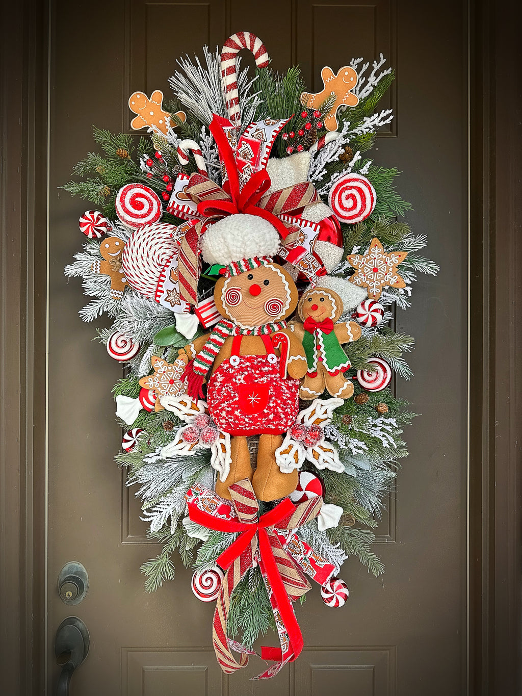 Gingerbread Swag Wreath