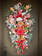 Gingerbread Swag Wreath