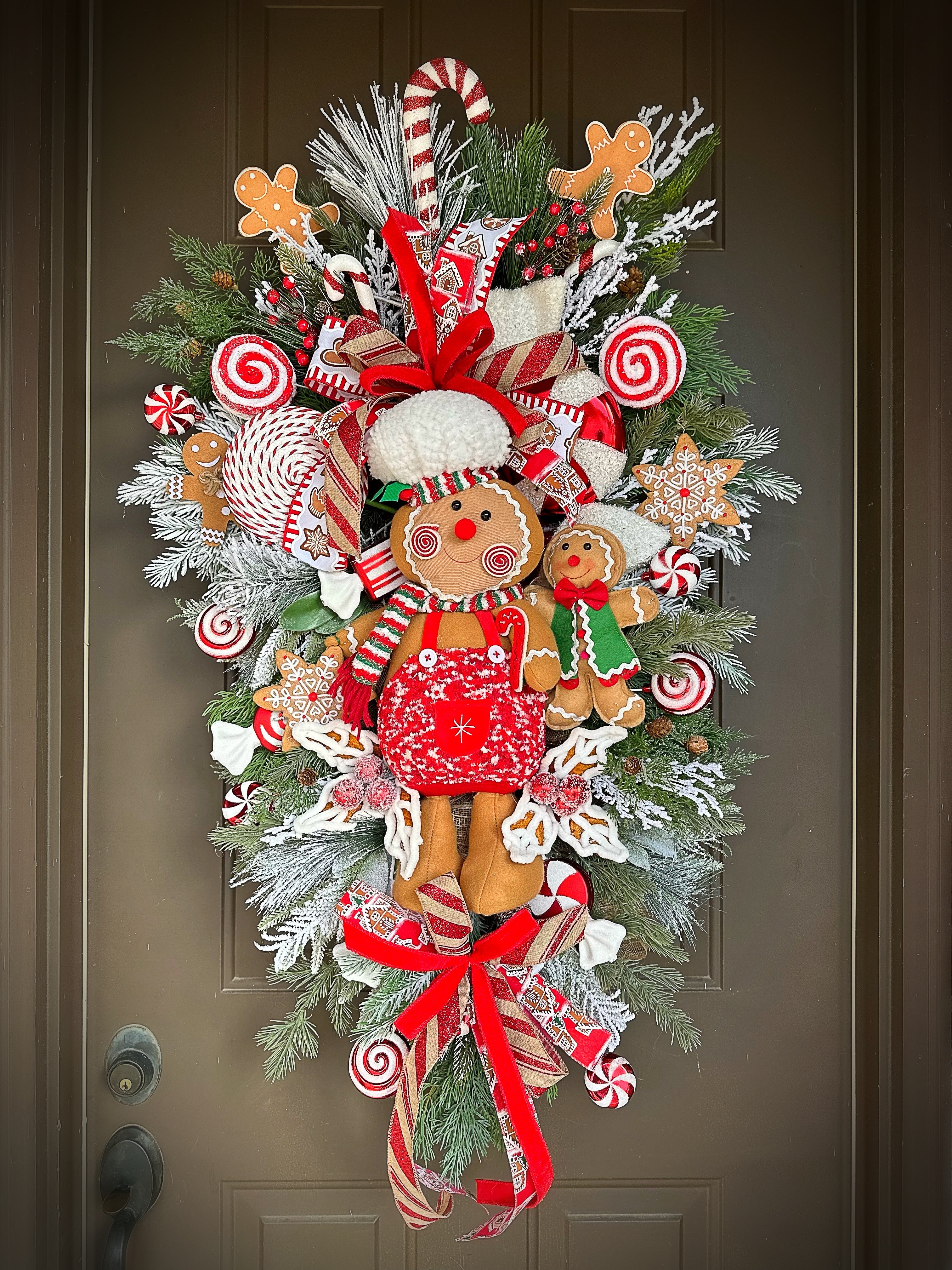 Gingerbread Swag Wreath