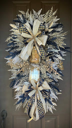 Navy Champagne Luxury Swag