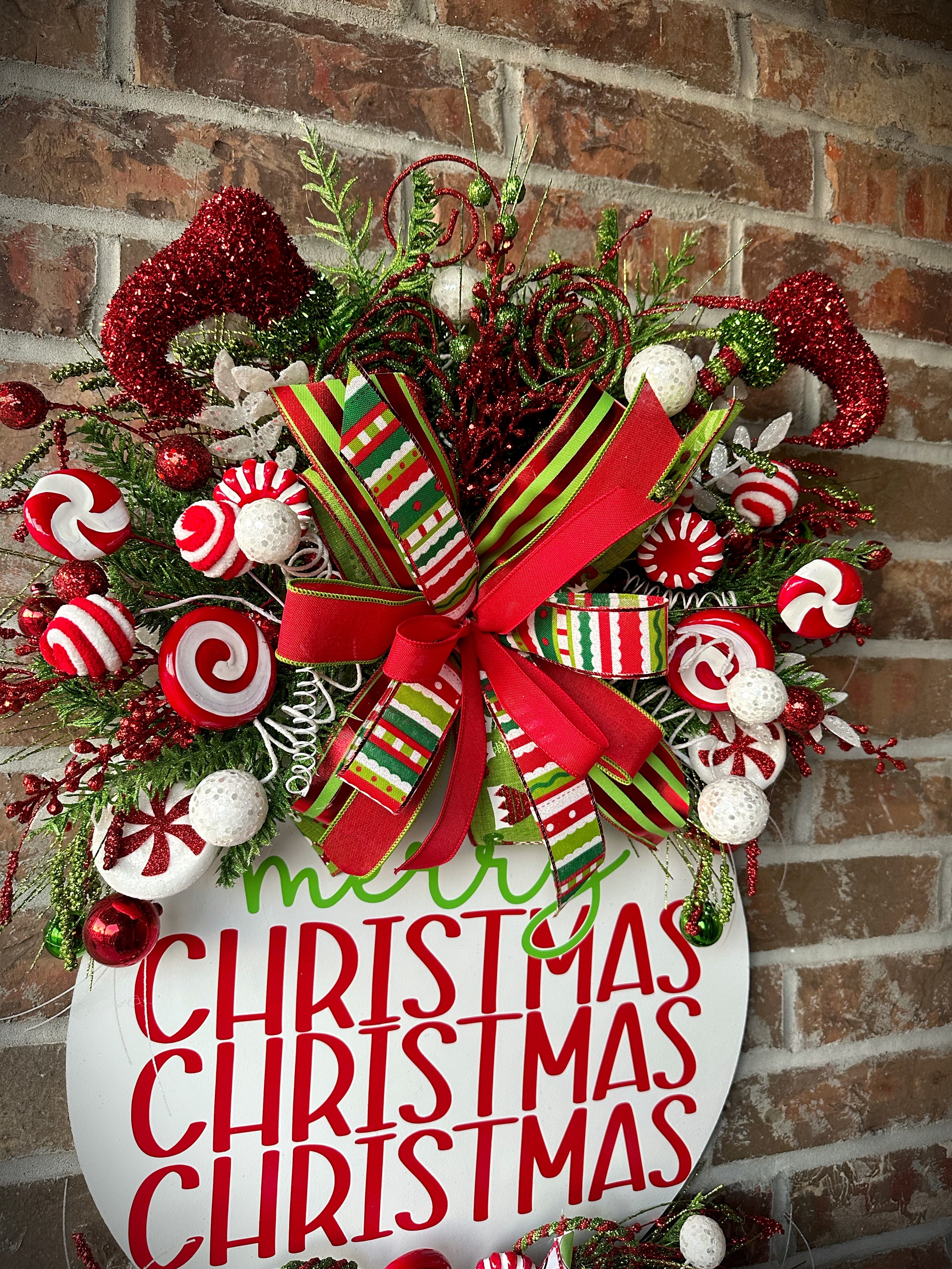Elf Christmas wreath