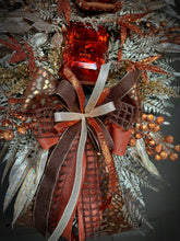 Load image into Gallery viewer, Copper Christmas wreath
