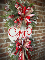 Joy Christmas Wreath