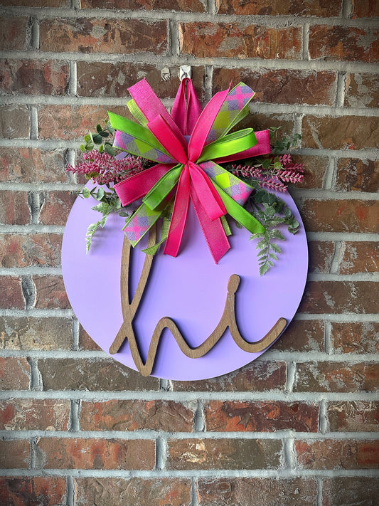 3D hi door hanger