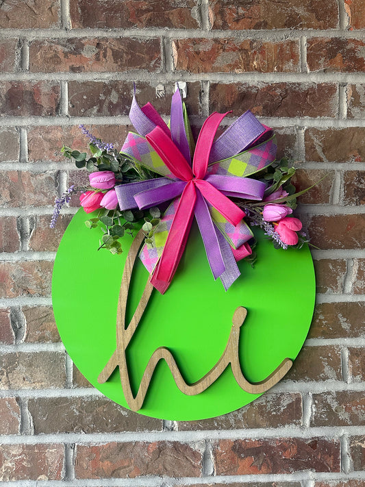 3D hi door hanger