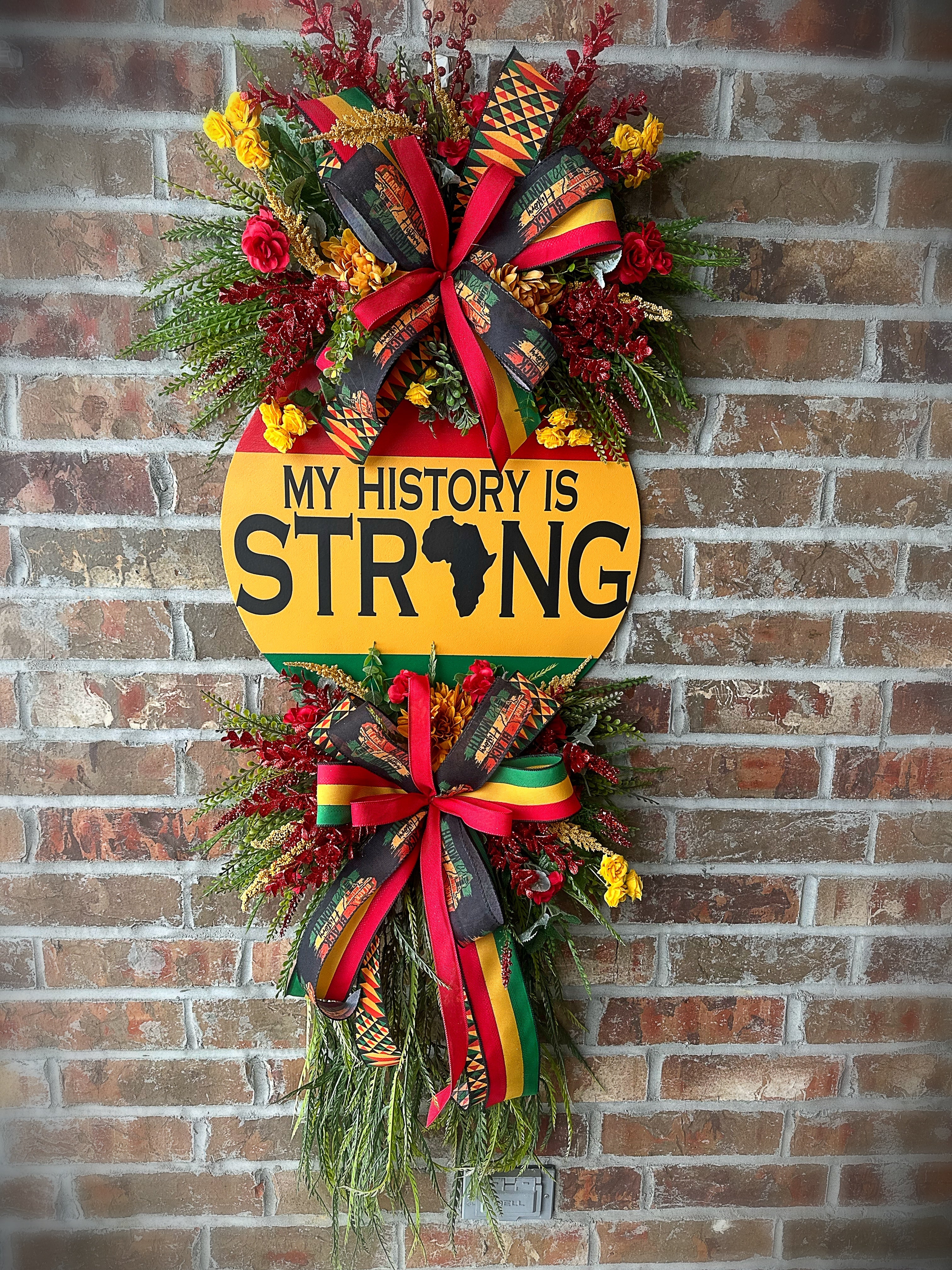 My History is Strong Wreath