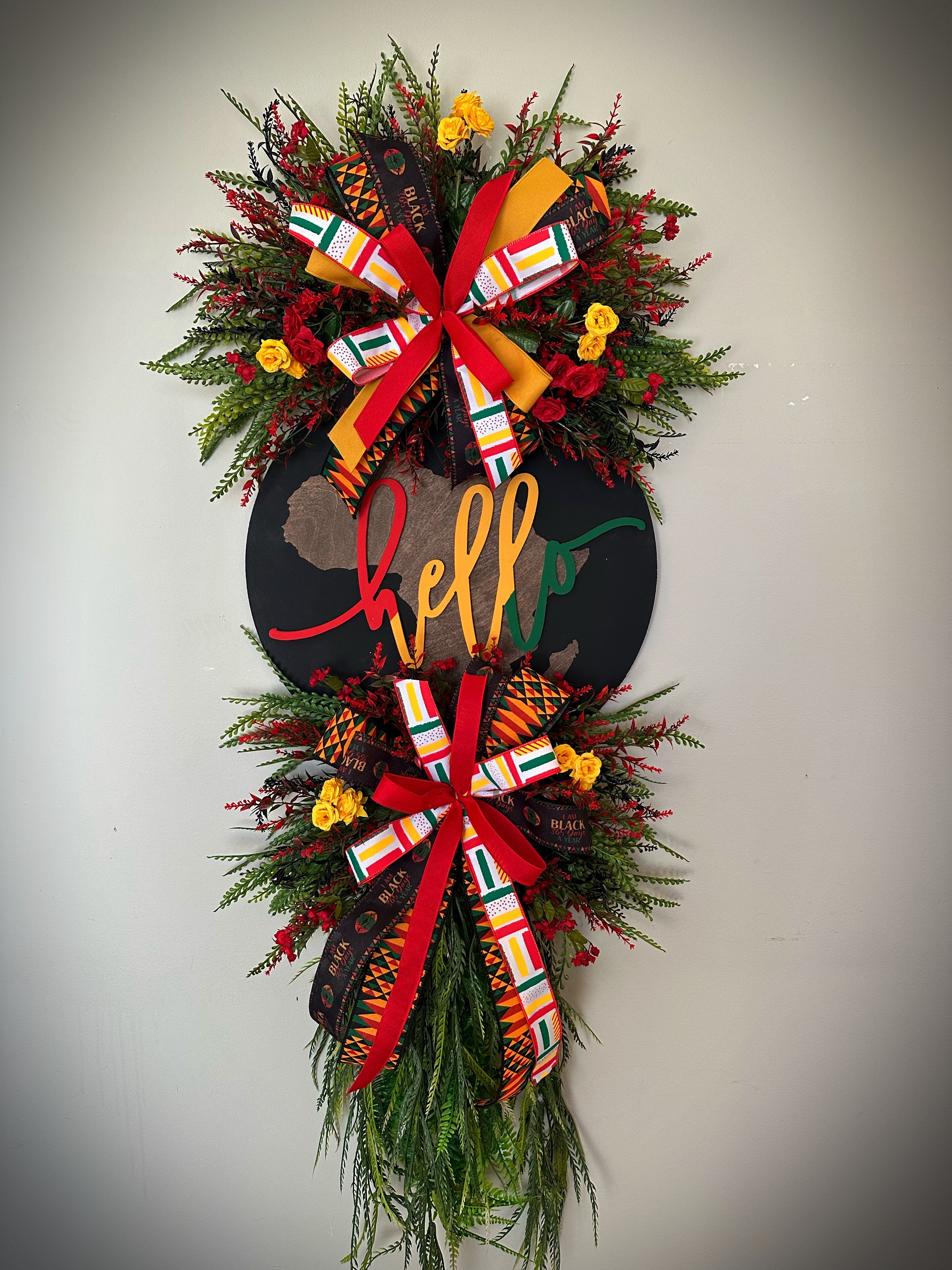 BHM WREATH hello