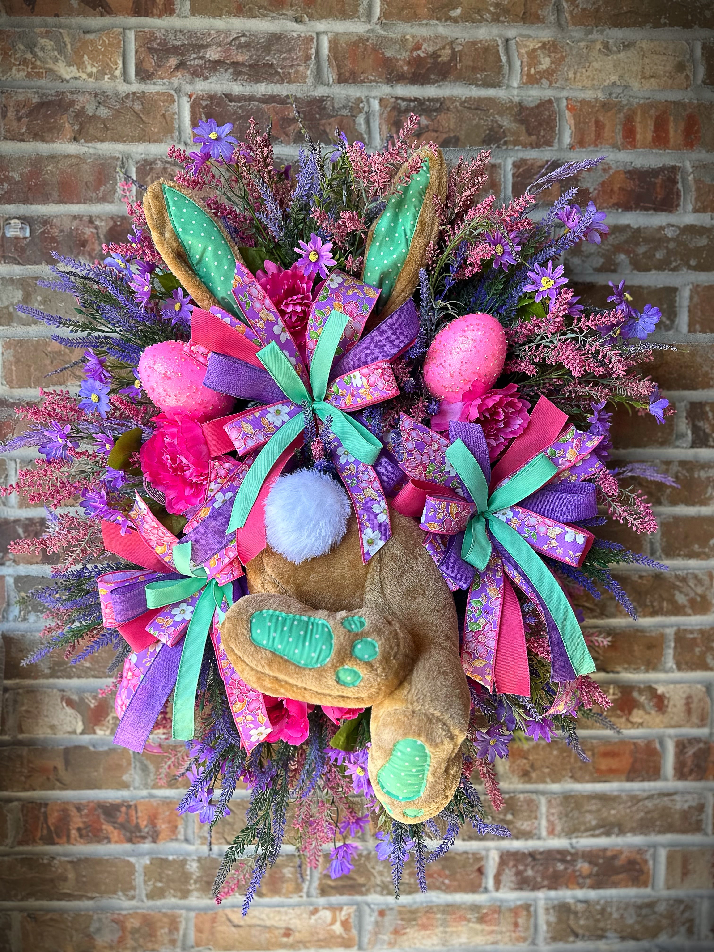 Bright Bunny Butt Wreath