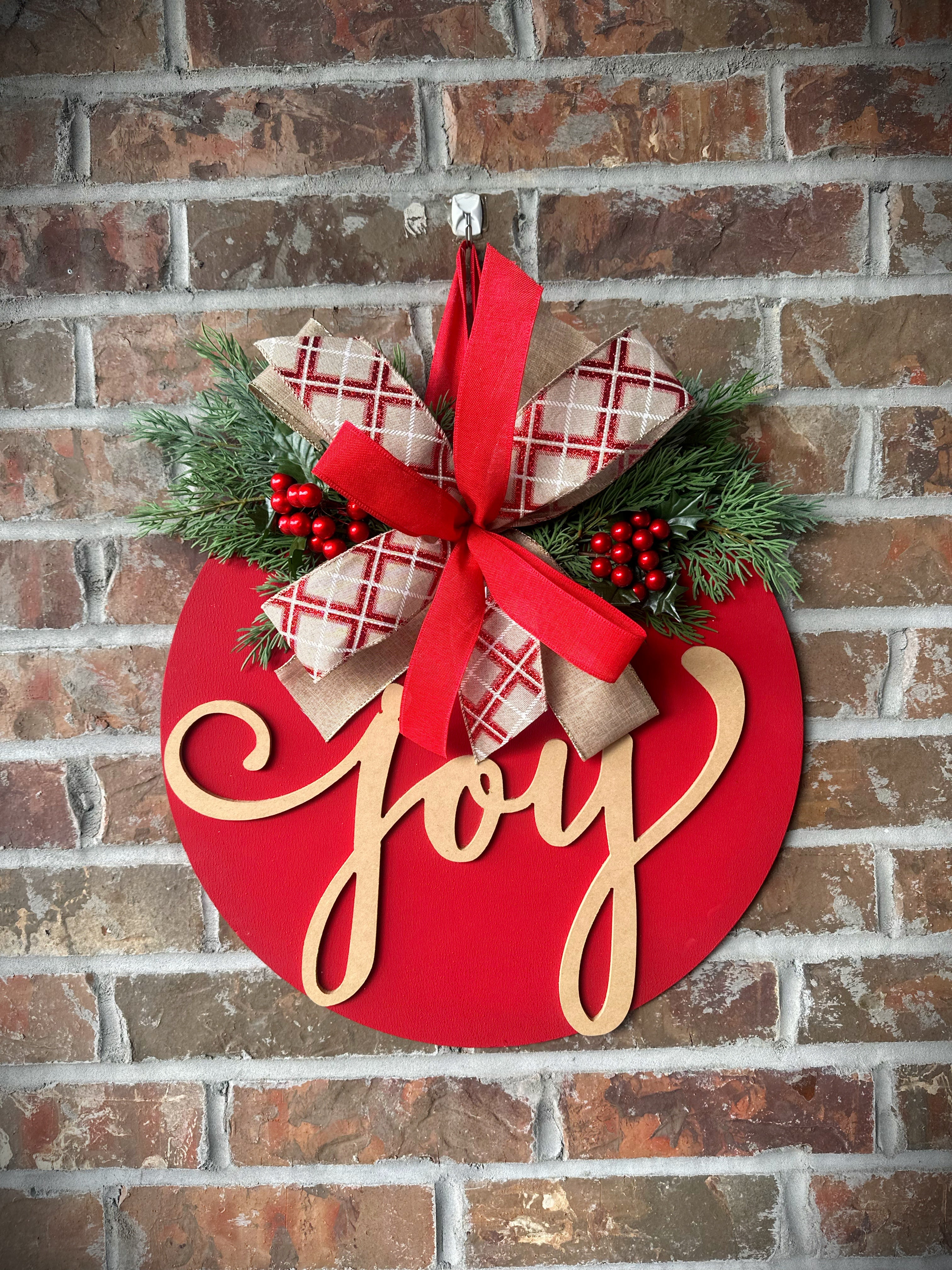 Joy door hanger