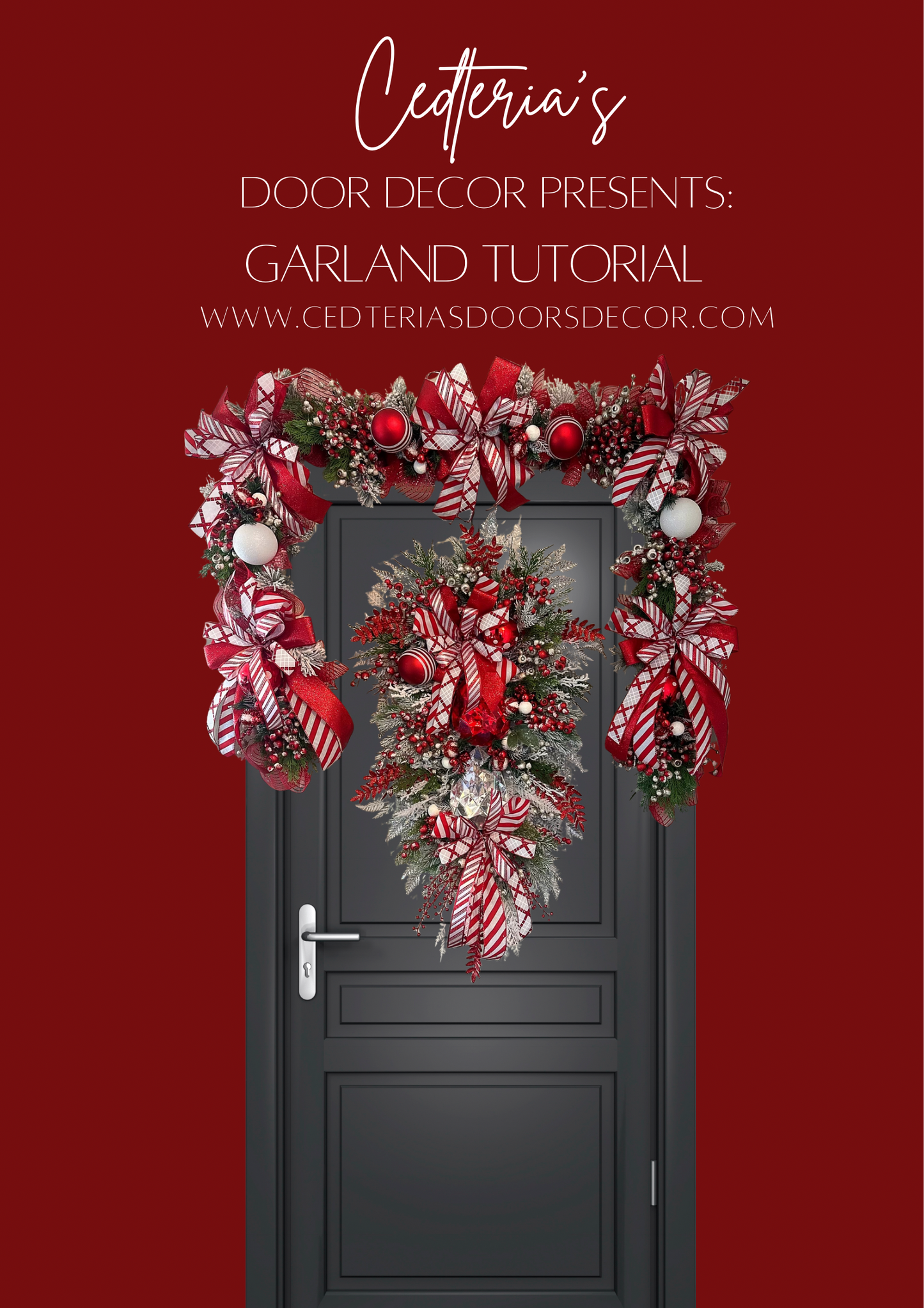 9 foot garland tutorial