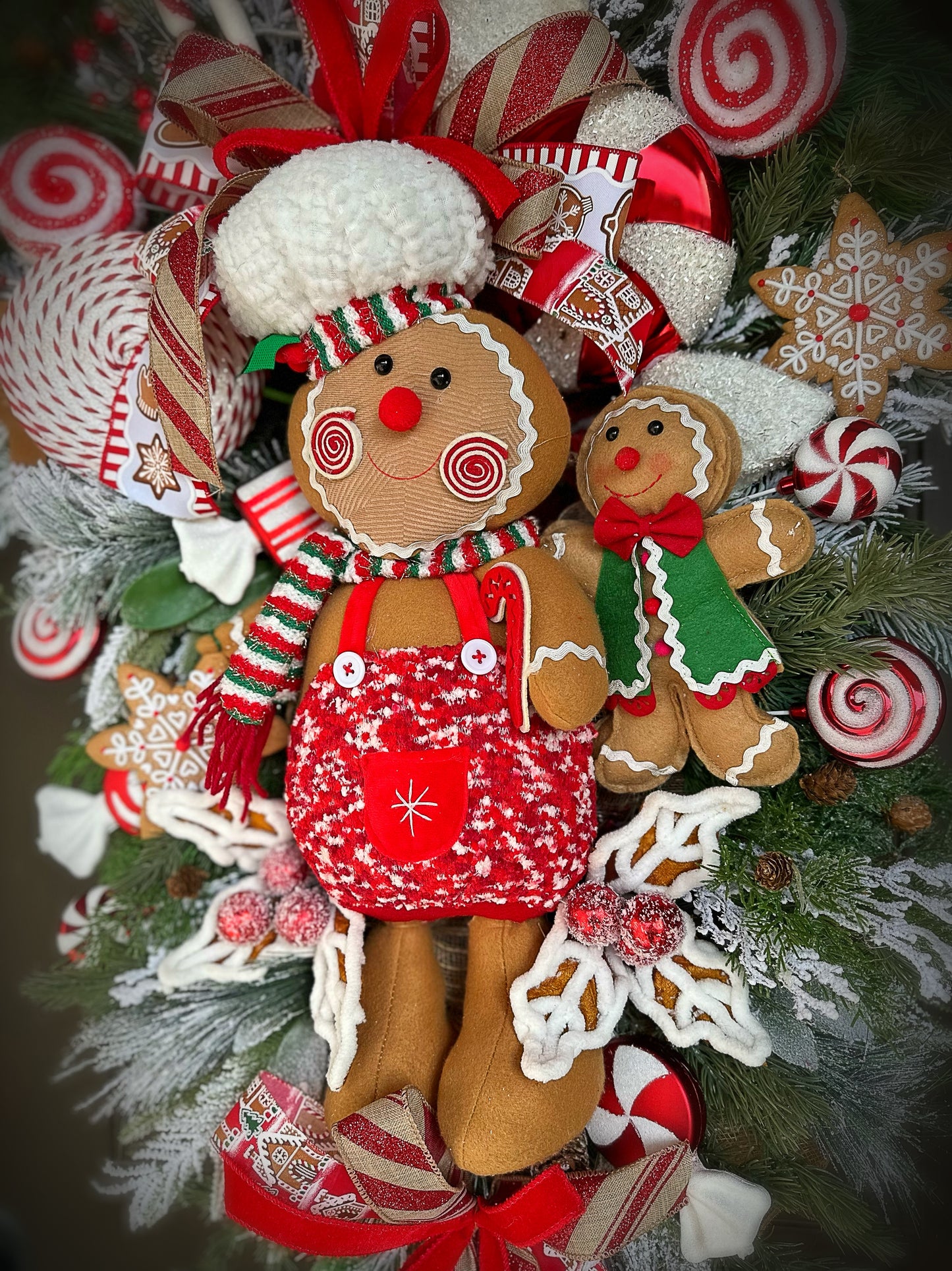 Gingerbread Swag Wreath