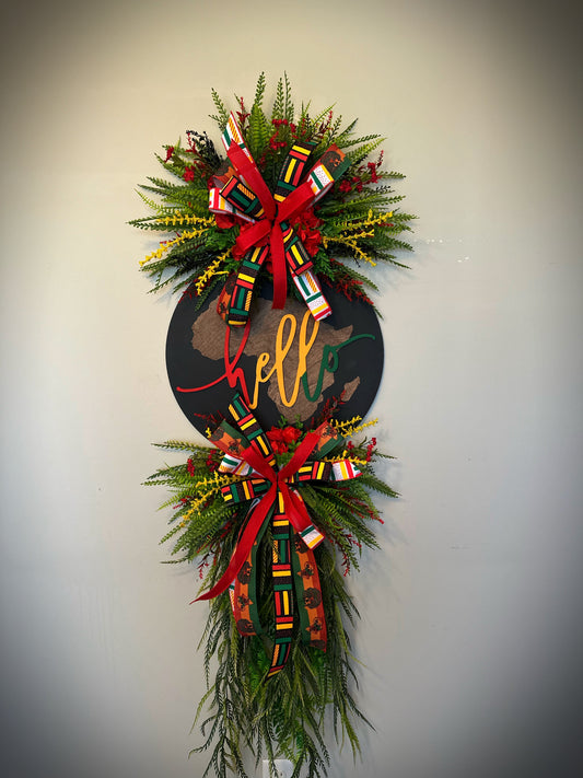 Hello BHM wreath