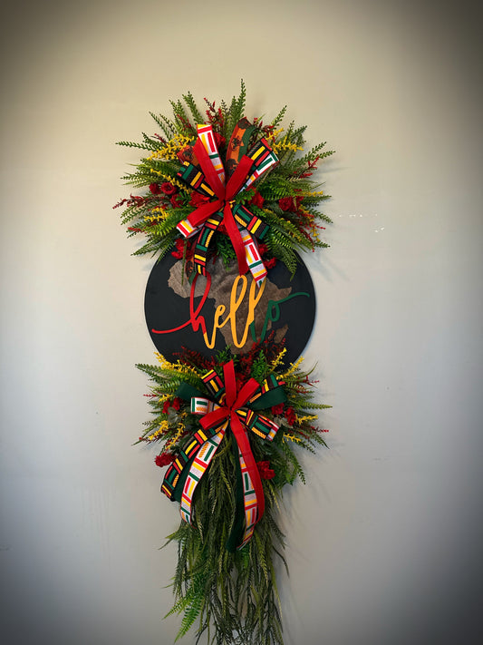 BHM hello wreath