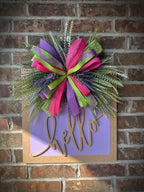 Spring Square Door Hangers