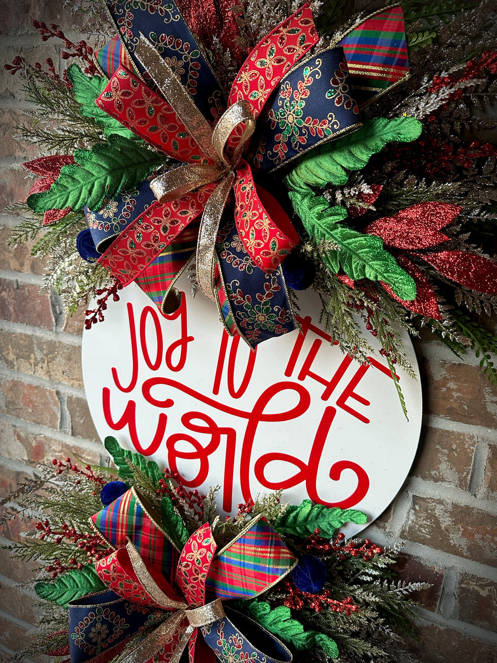 Joy to the world wreath