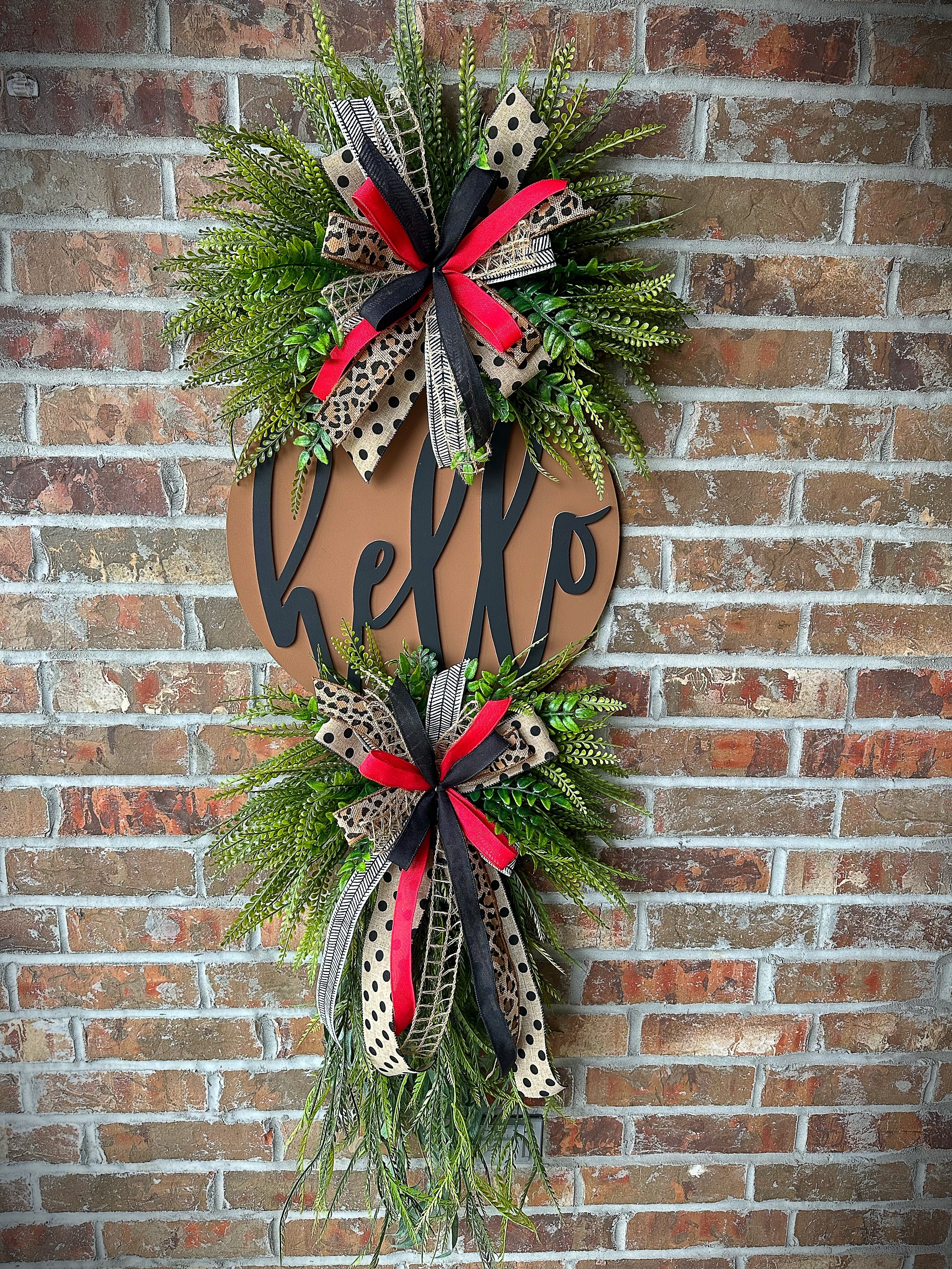 Hello 3D wreath