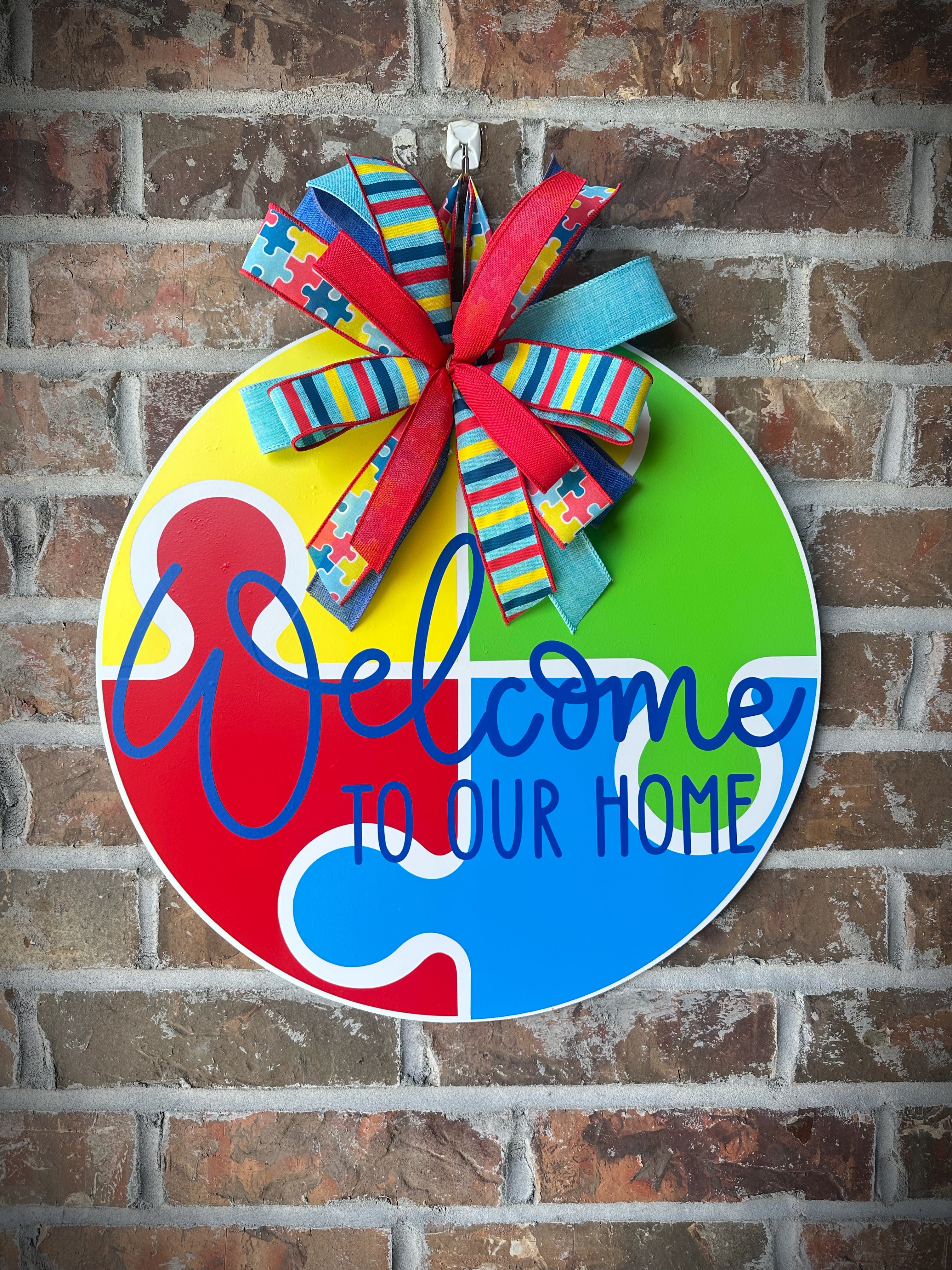 Autism Awareness Door Hanger