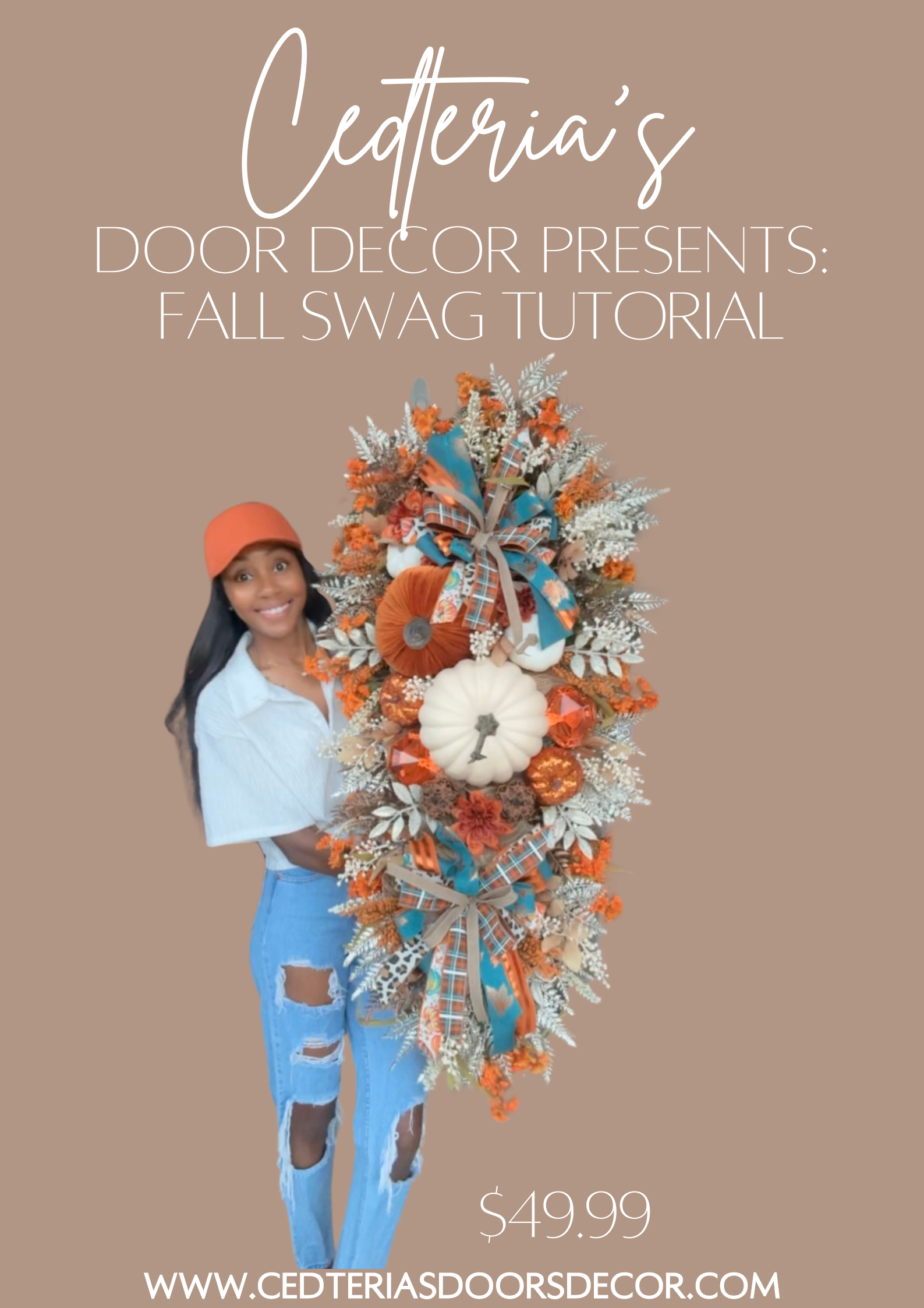 Fall Swag Wreath Tutorial