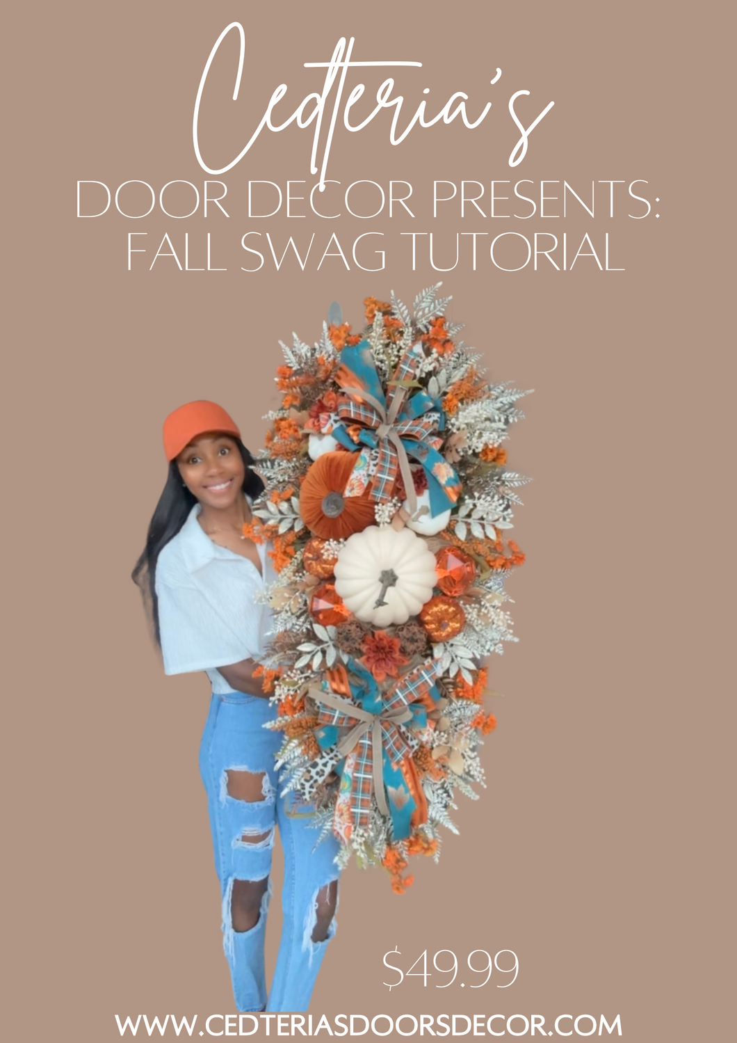 Fall Swag Wreath Tutorial