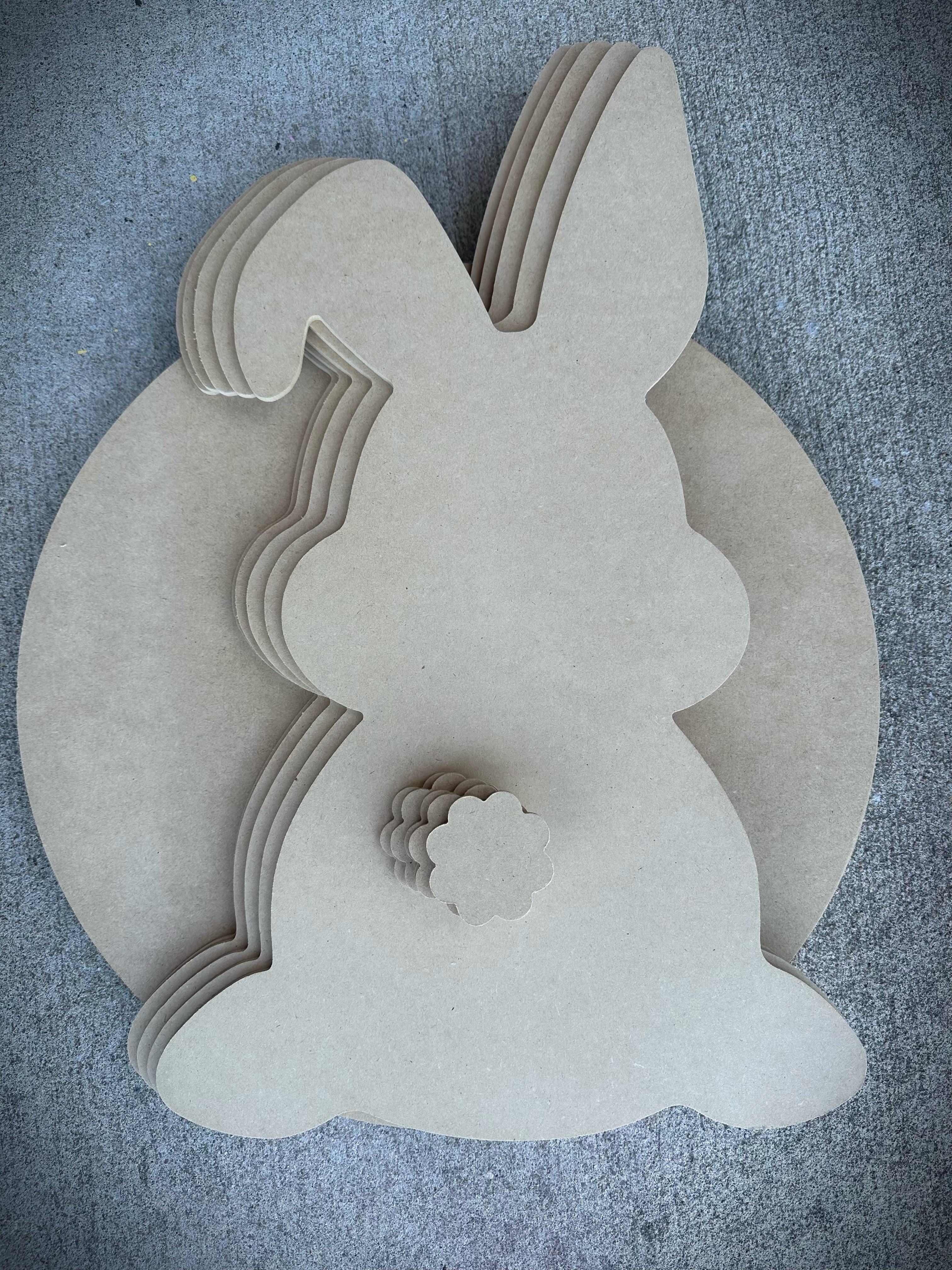 5 Bunny Door Hanger DIY Sets