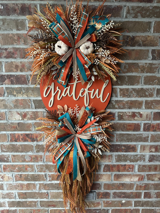 Pumpkin Spice & Gratitude Wreath